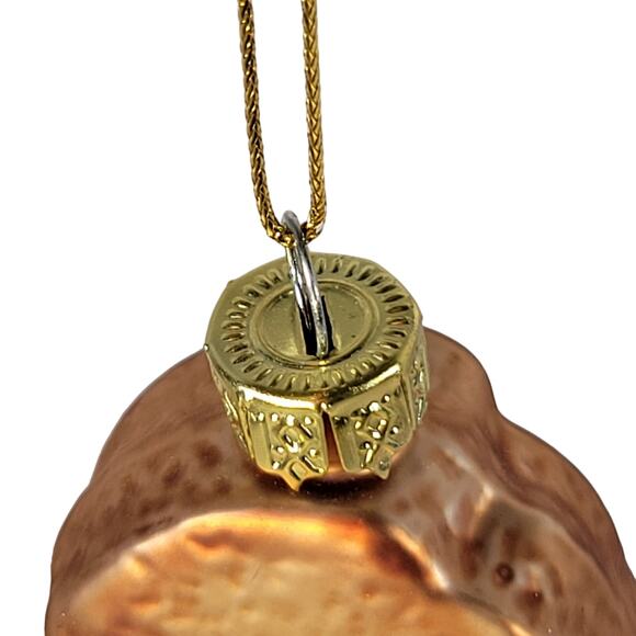 Vintage Glass Angel Ornament "Hope" Christmas Decoration 5" Gingerbread - Picture 5 of 7